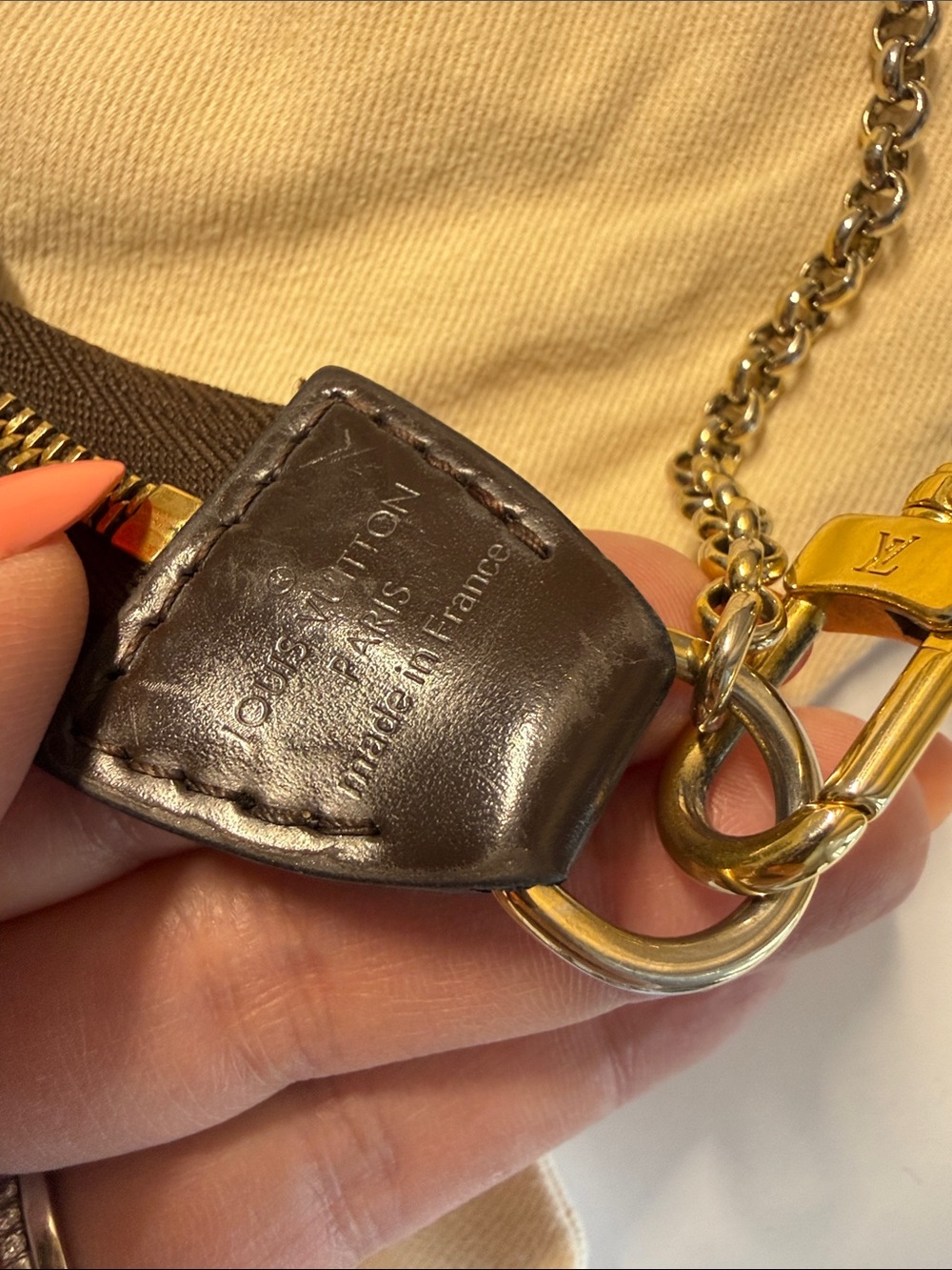 Louis Vuitton Brown Damier Eva Clutch and Crossbody - Picture 3 of 12